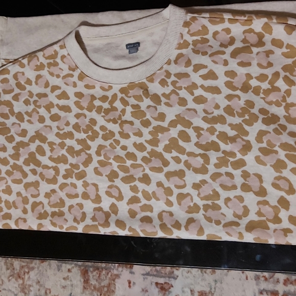 AERIE CHEETAH CREME TOPS:XL/ TG - Picture 6 of 8